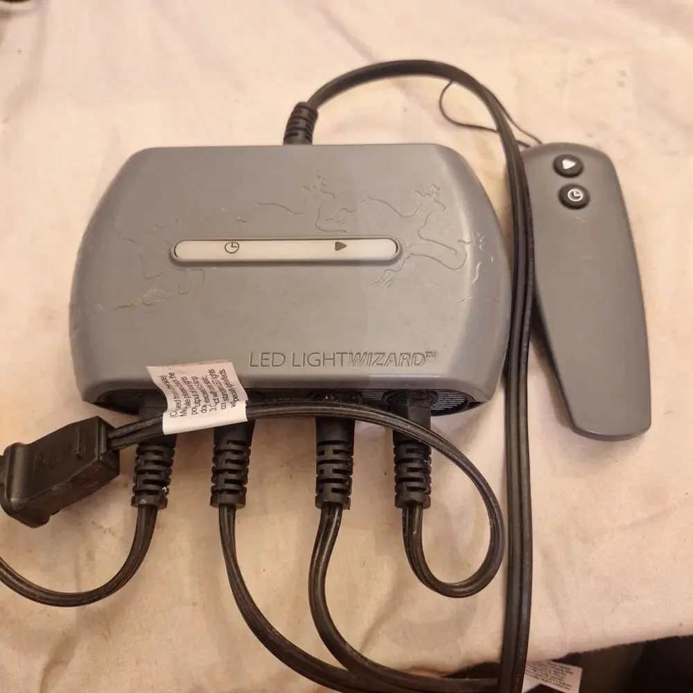 Lumations LED LIGHT WIZARD And Remote. Used No Box. Tested